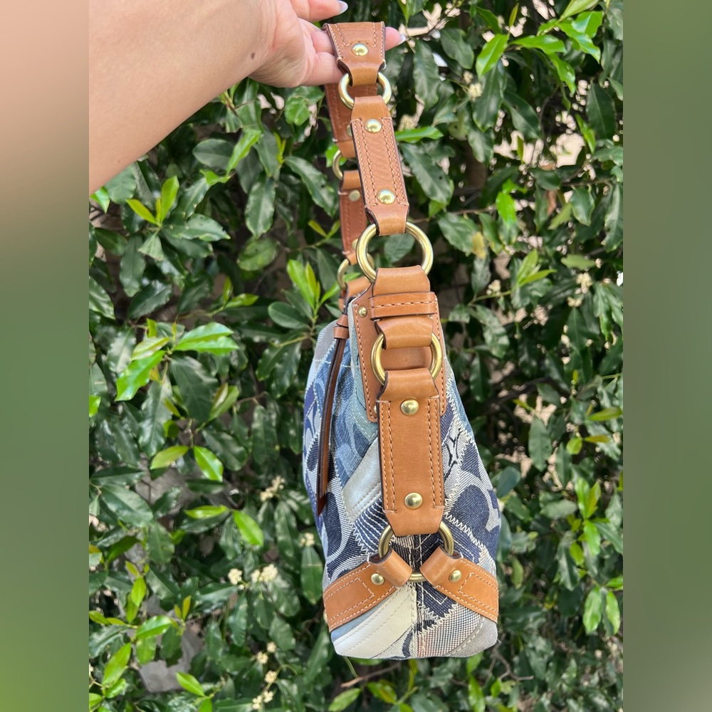 Coach 2008 Carly Patchwork denim - image 4